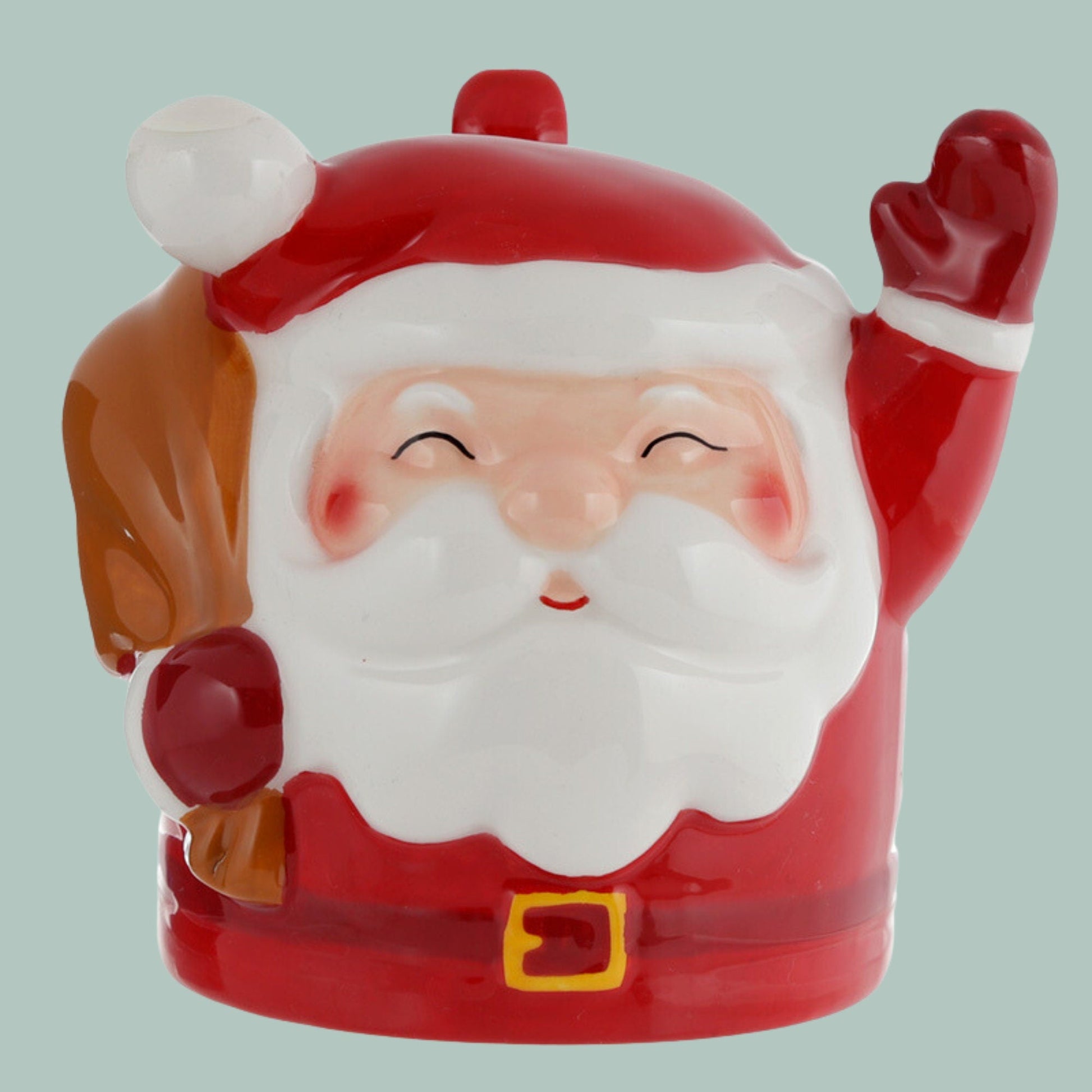 Novelty Father Christmas Upside Down Ceramic Mug - The Mug GalleryMug