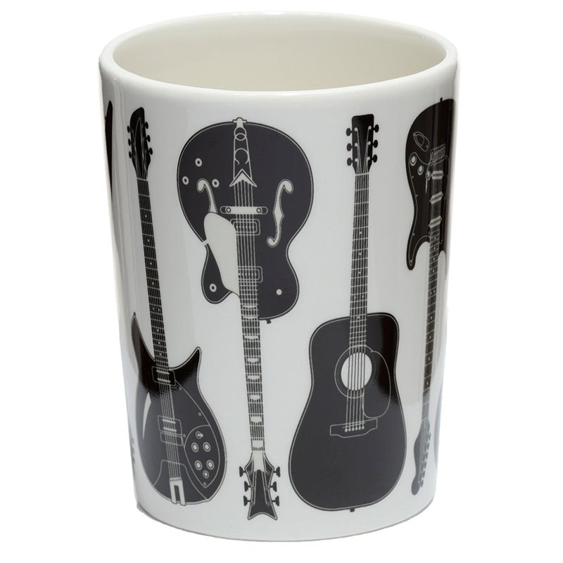 Novelty Flying V Guitar Shaped Handle Ceramic Mug - The Mug GalleryMug