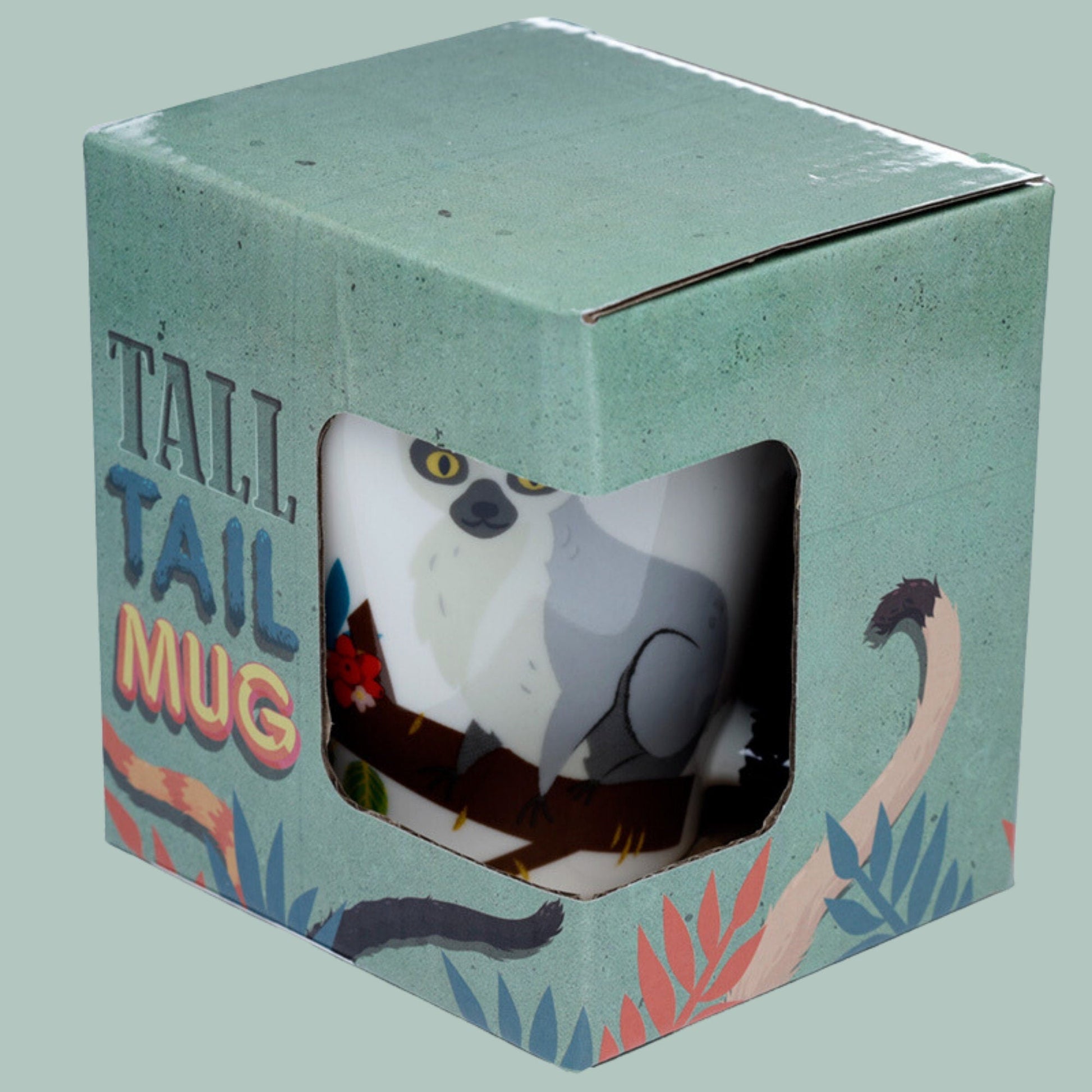 Novelty Lemur Tail Shaped Porcelain Mug - The Mug GalleryMug