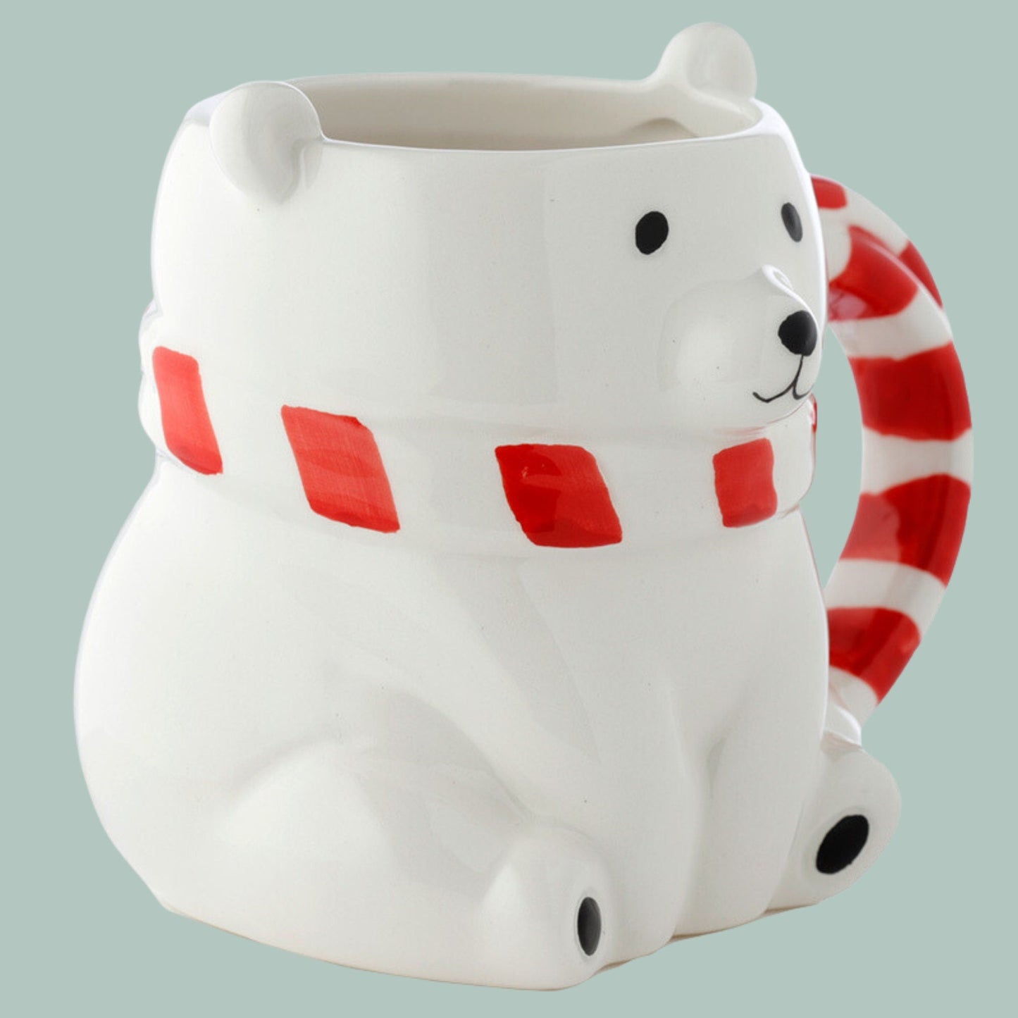 Novelty Polar Bear Shaped Ceramic Mug - The Mug Gallery Mug