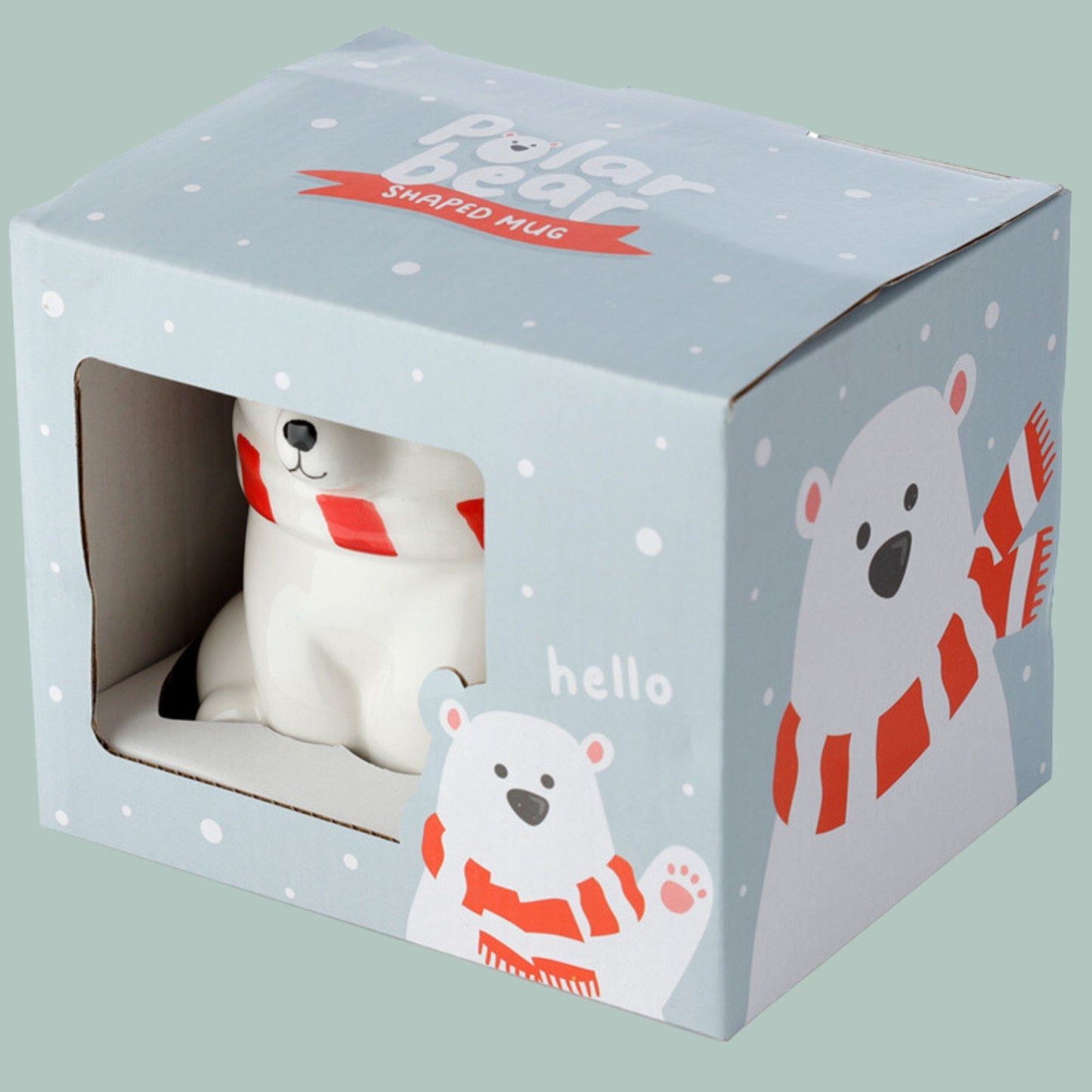 Novelty Polar Bear Shaped Ceramic Mug - The Mug GalleryMug