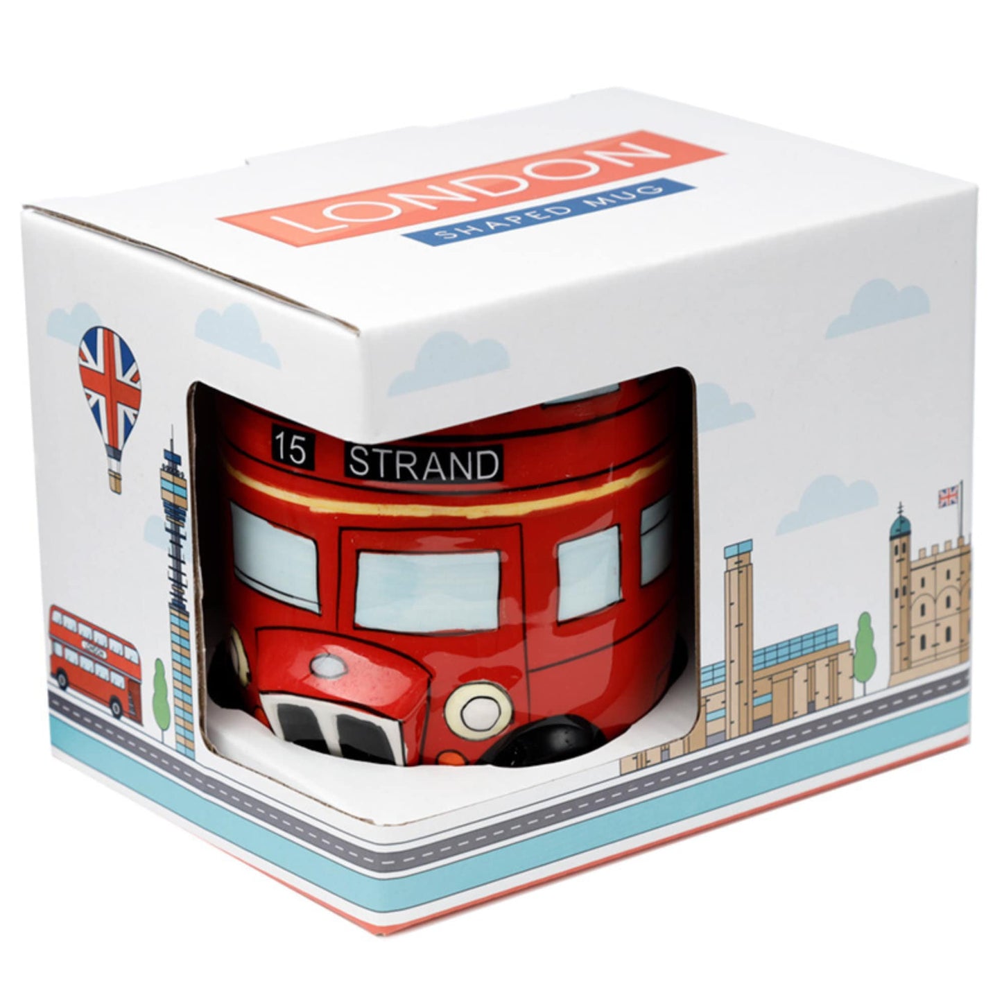 Novelty Red Bus Shaped Mug - The Mug GalleryMugs