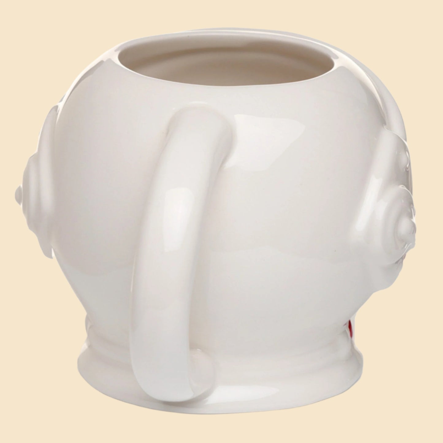 Novelty Space Helmet Shaped Ceramic Mug Handle View