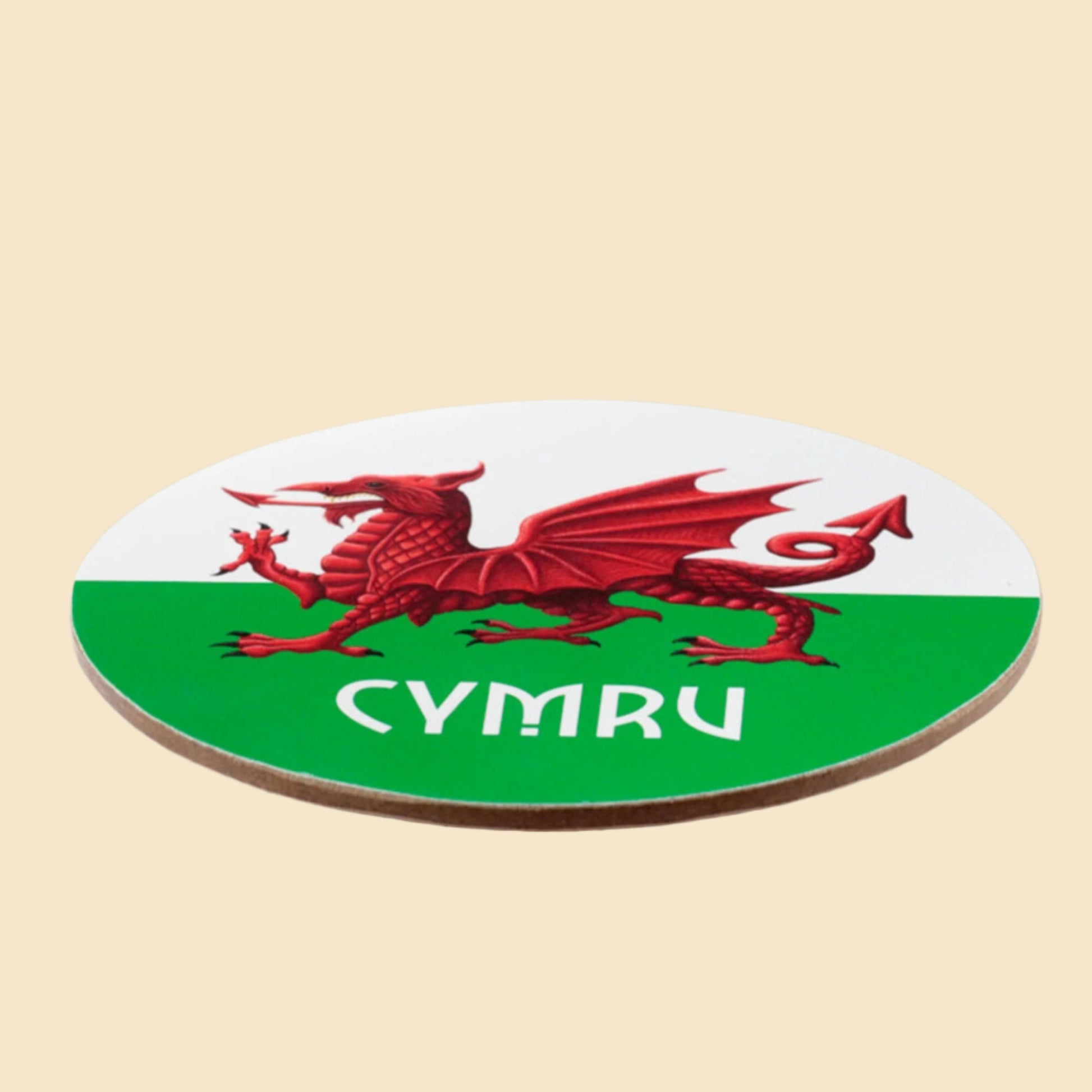 Novelty Welsh Dragon Mug And Coaster Set Coaster View