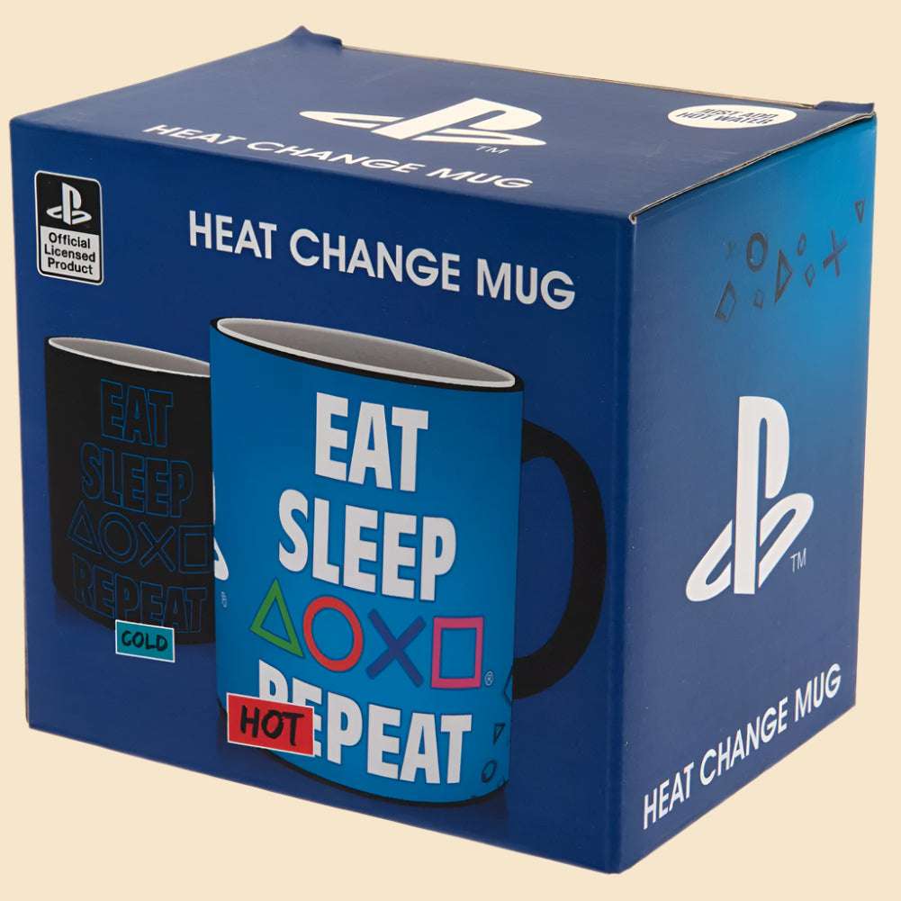 PlayStation Heat Changing Mug Repeat - The Mug Gallery Mug