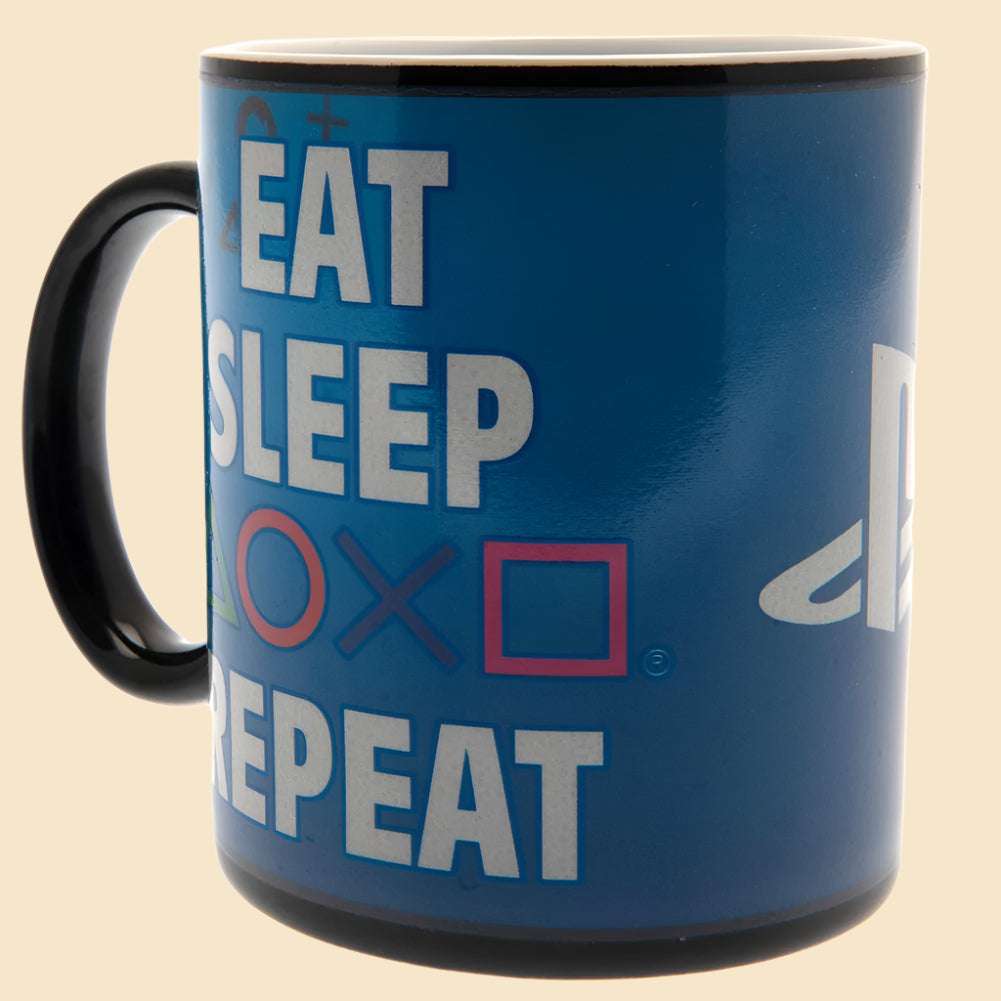 PlayStation Heat Changing Mug Repeat - The Mug Gallery Mug