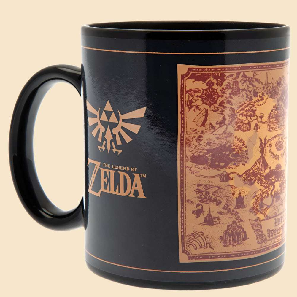 The Legend Of Zelda Heat Changing Mug Map - The Mug Gallery Mug