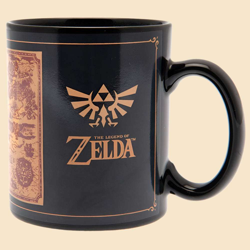 The Legend Of Zelda Heat Changing Mug Map - The Mug Gallery Mug