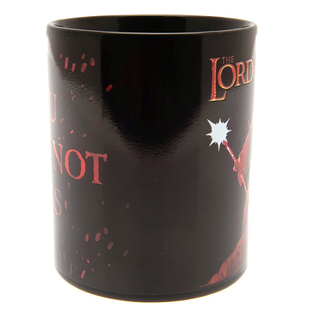 The Lord Of The Rings Heat Changing Mega Mug Shall Not Pass - The Mug Gallery Mug