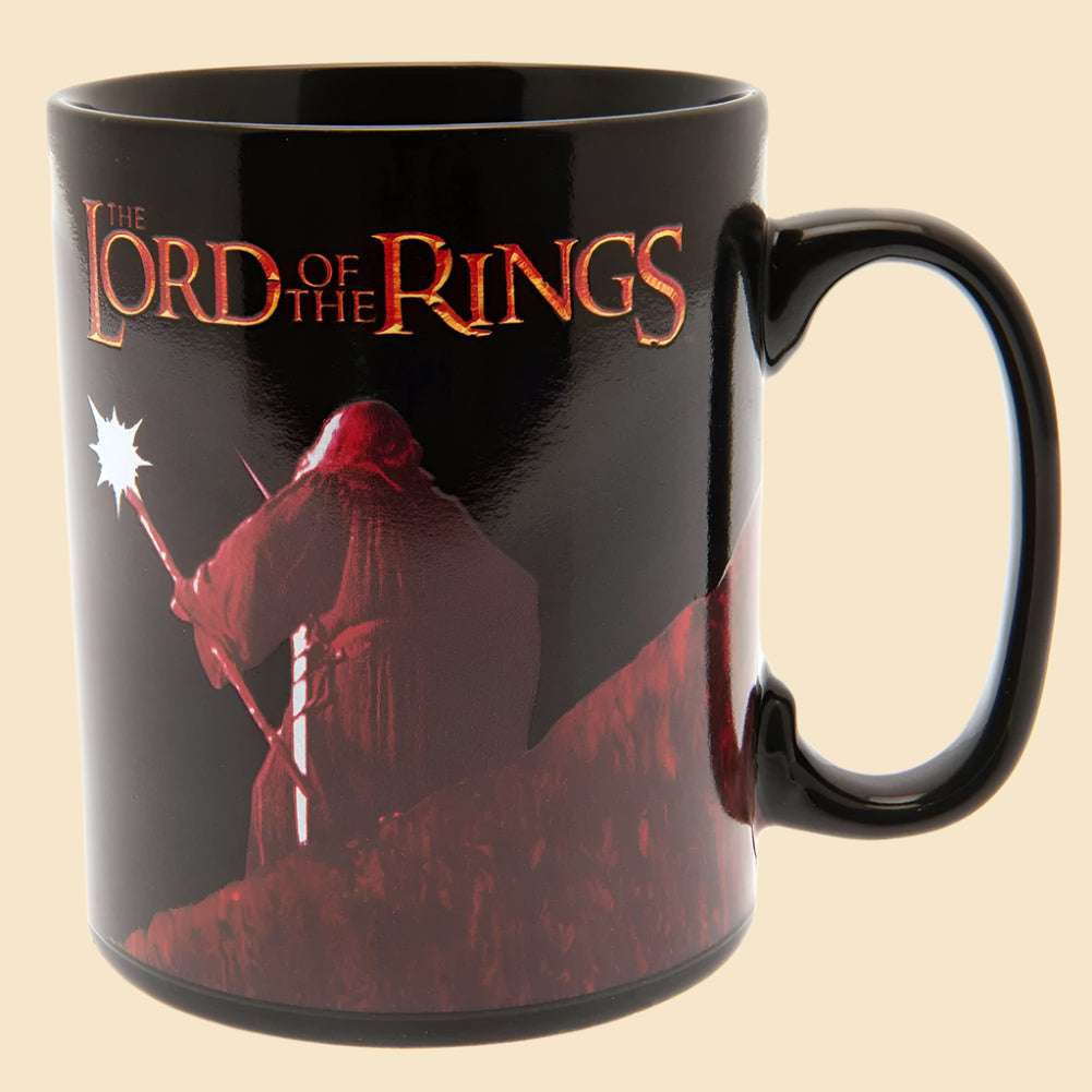 The Lord Of The Rings Heat Changing Mega Mug Shall Not Pass - The Mug Gallery Mug