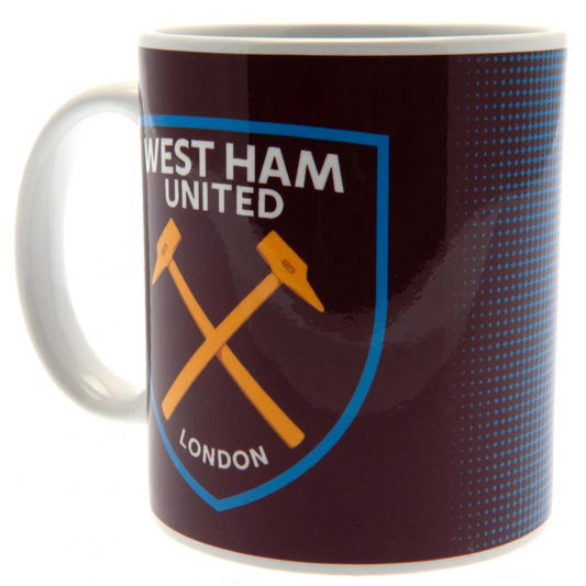 West Ham United FC Halftone Mug - The Mug GalleryMug