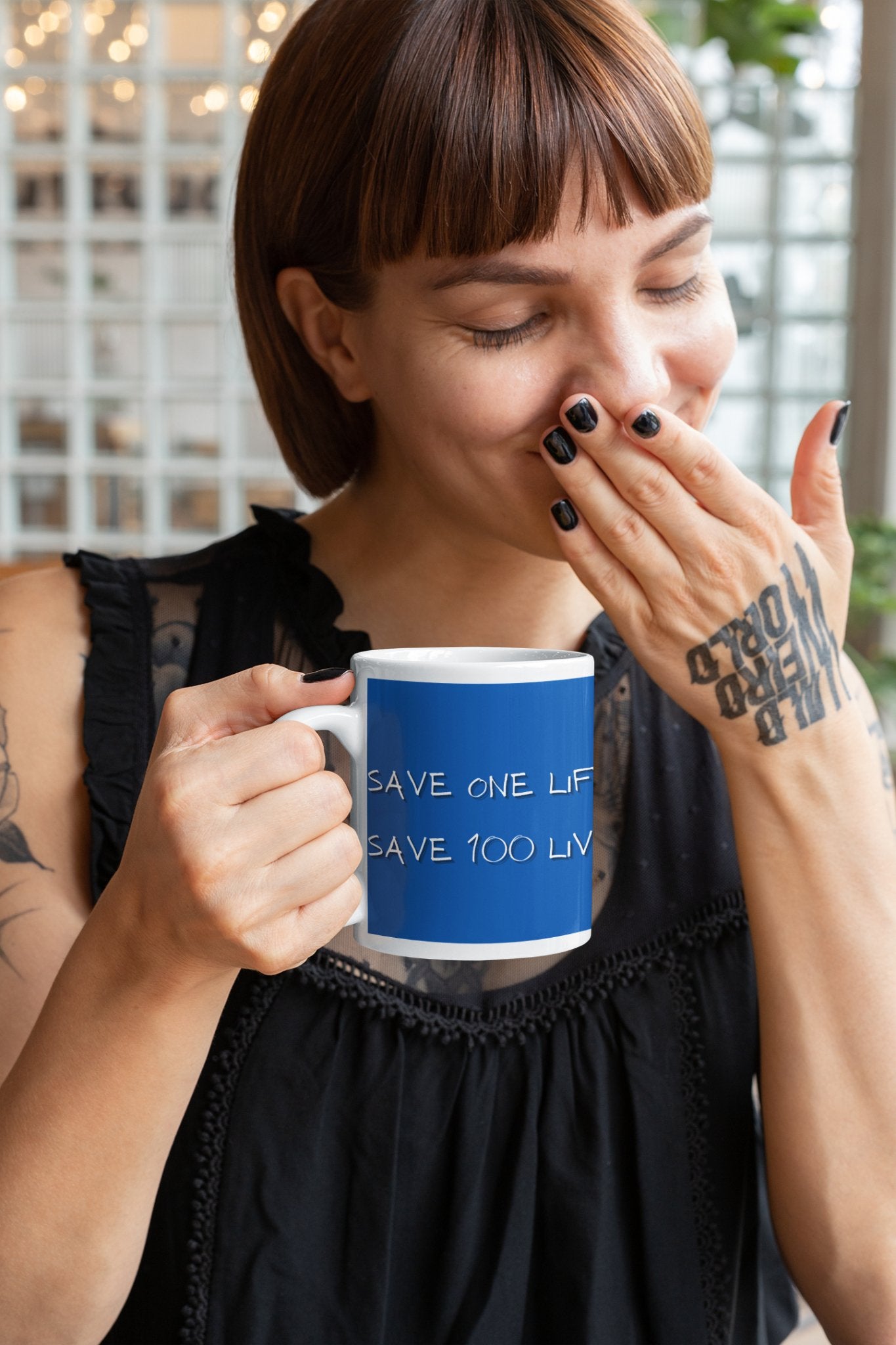 Wonderful Nurse Mug 'Save One Life, You're A Hero. Save 100 Lives, You're A Nurse.' - The Mug GalleryStock