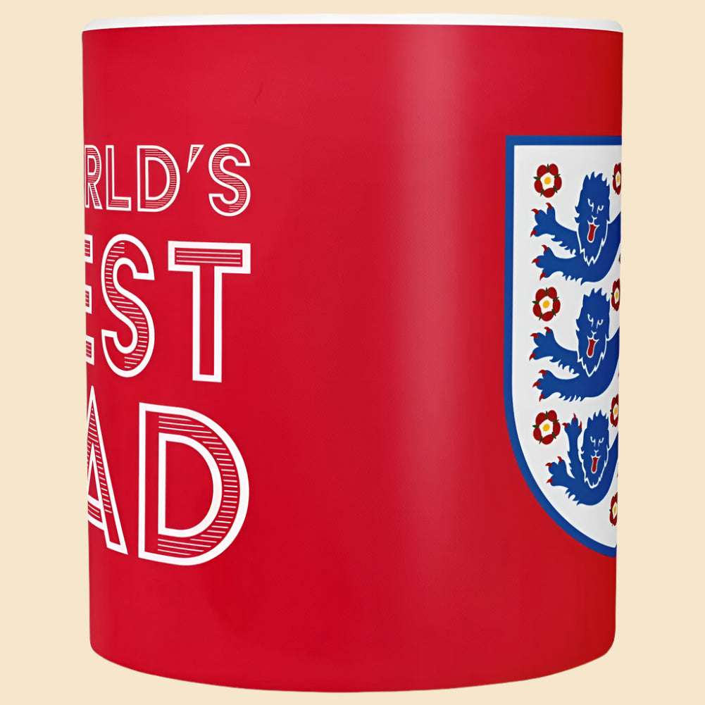 World's Best Dad England FA Mug